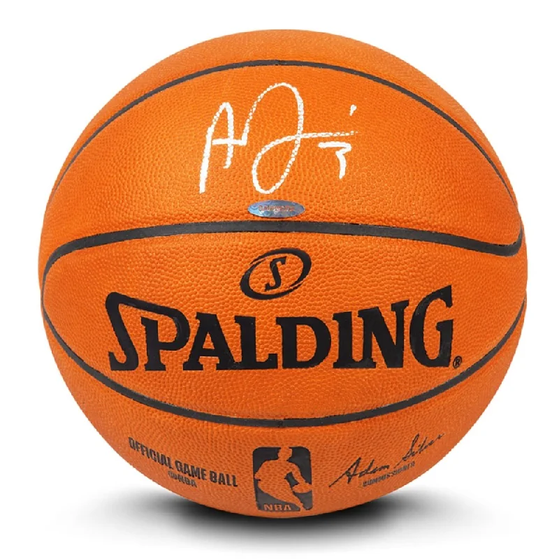 Basketball For Intermediate Players-Anthony Davis Autographed Authentic Spalding Basketball