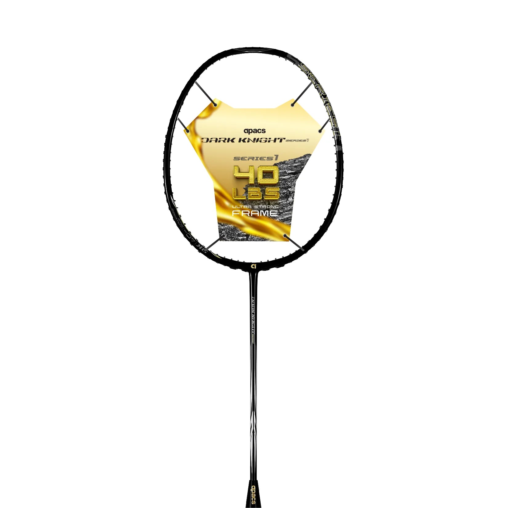 Badminton Racket For Players Who Love Speed-APACS Dark Knight Badminton Racket