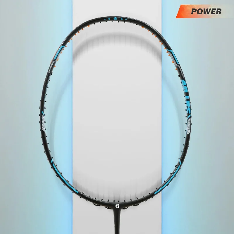 Badminton Racket With High Strength Frame-Apacs Finapi 232 XTRA Power Badminton Racket (Blue)