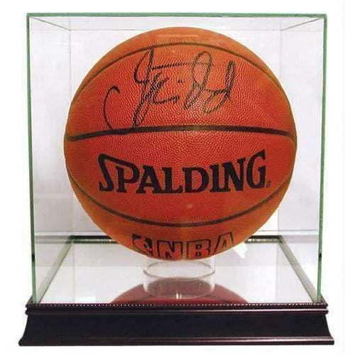 Basketball With Air-Lock Valve For Stability-Basketball Glass Display Case