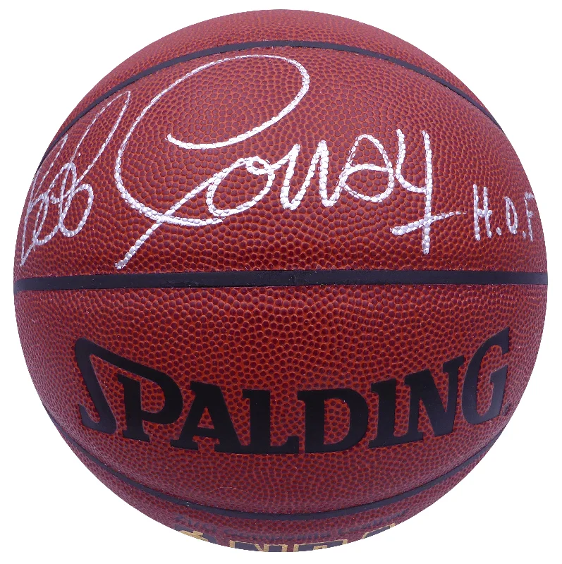 Basketball With Excellent Grip-Bob Cousy Autographed Spalding I /O Basketball Boston Celtics "HOF 70" JSA #AT76259