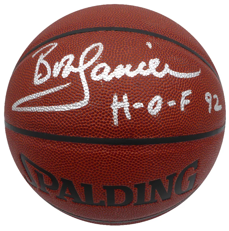 Basketball For Indoor Play-Bob Lanier Autographed Spalding I /O Basketball Detroit Pistons JSA #AT76254