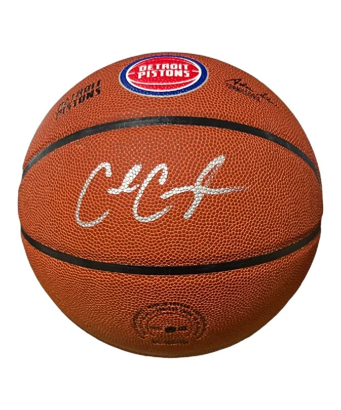 Basketball With Multi-Surface Compatibility-Cade Cunningham Autographed Wilson Detroit Pistons Basketball Fanatics 41098