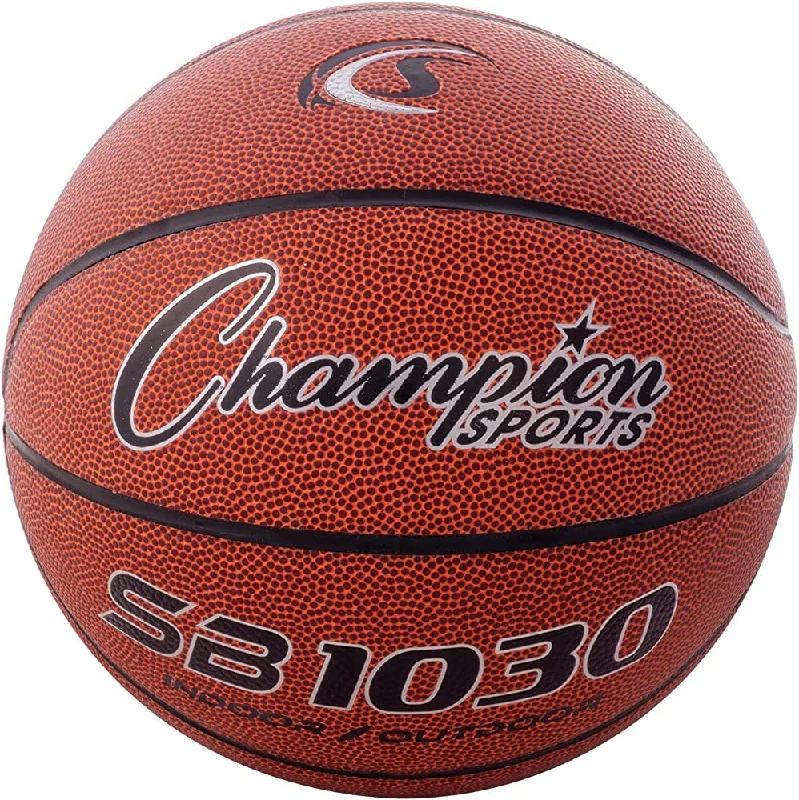 Basketball With Perfect Grip For All Hands-Champion Sports Intermediate Composite Basketball