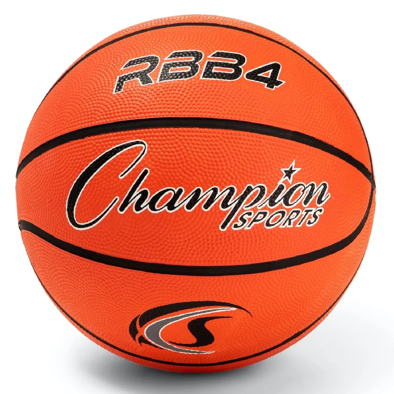 Basketball With Perfect Balance-Champion Sports Intermediate Rubber Basketball