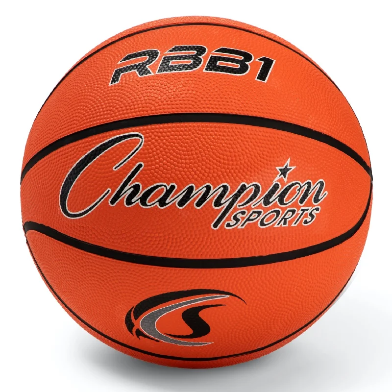 Basketball For Perfect Ball Control-Champion Sports Size 7 Rubber Basketball