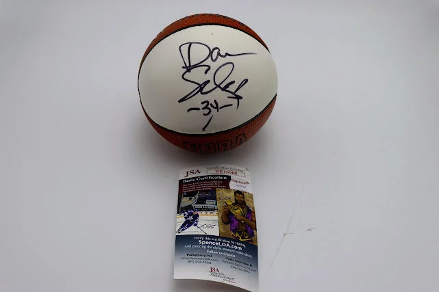 Basketball With High-Grip Texture-Dan Schayes Autographed Mini Basketball