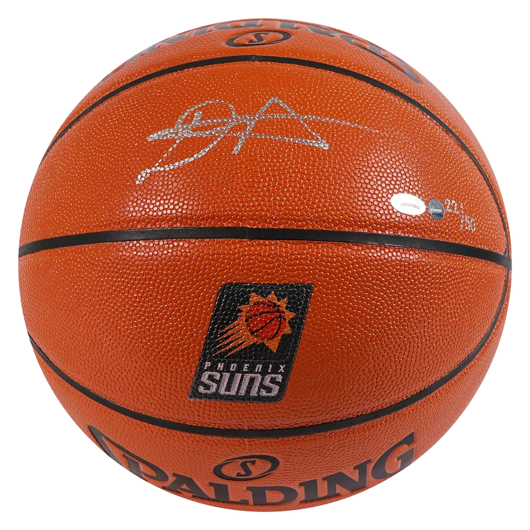 Basketball With Excellent Ball Control-DEANDRE AYTON Autographed Phoenix Suns Logo Basketball GDL LE 22/50