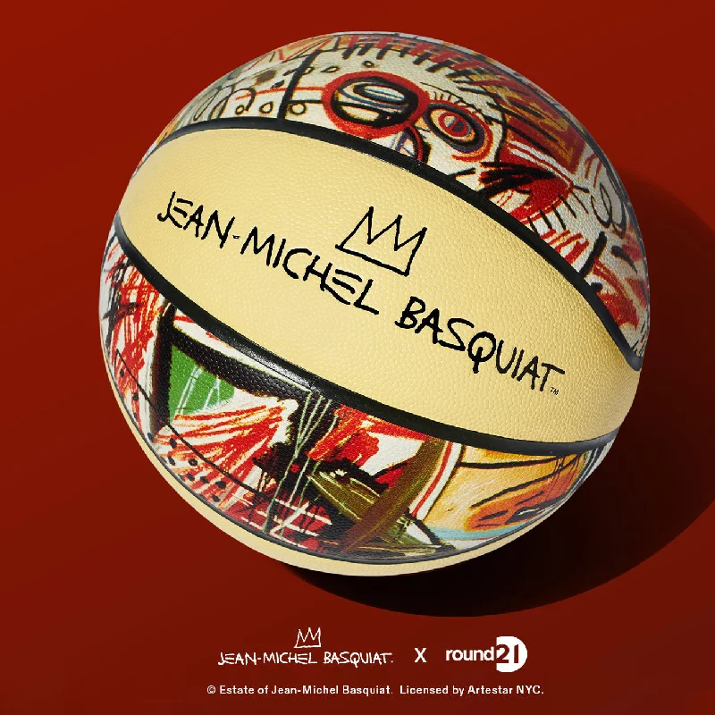 Basketball For Advanced Dribbling-Official Jean-Michel Basquiat “Philistines” basketball