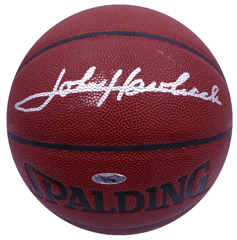 Basketball With Optimal Grip-John Havlicek Autographed Spalding I /O Basketball Boston Celtics TriStar Holo #5018788