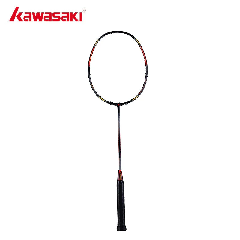 Badminton Racket For Fast Smashes-Kawasaki Passion P22 (Red) Badminton Racket - Unstrung