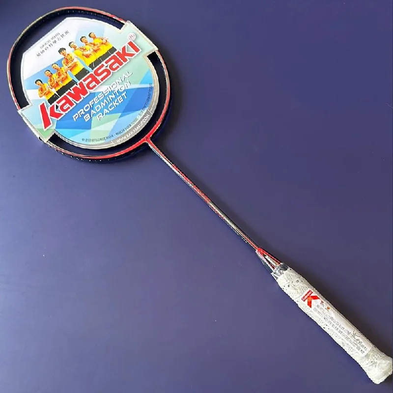 Badminton Racket For Fast Overhead Smashes-Kawasaki Skynet series X6370 Badminton Racket 87g 30lbs