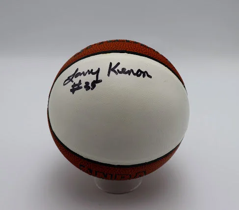 Basketball For Full-Court Dribbling-Larry Kenon Autographed mini basketball