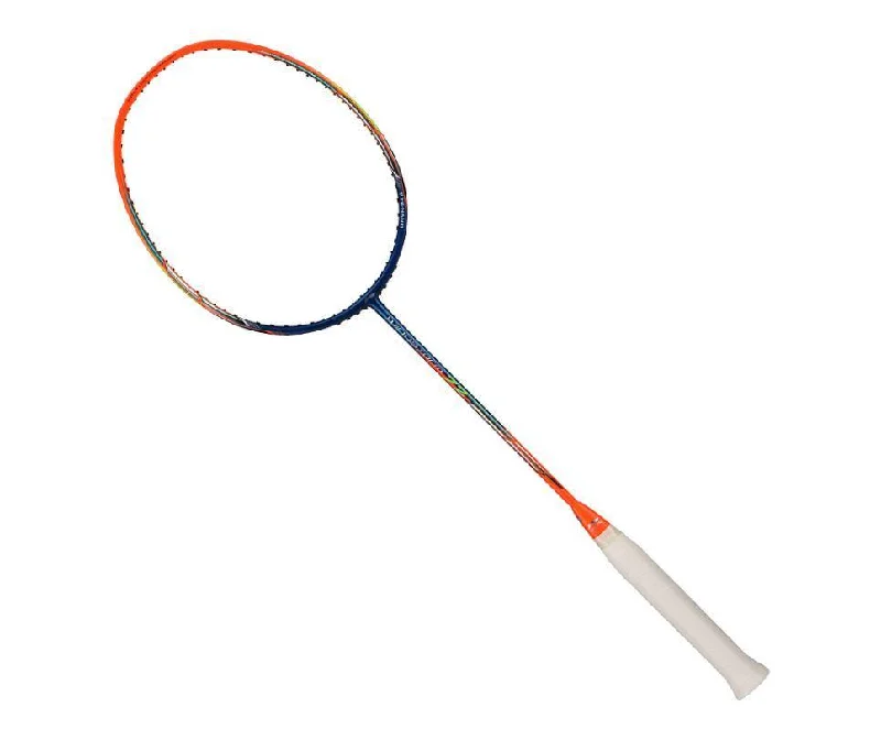 High-Quality Badminton Racket For Professional Play-Li Ning Extra Skill Windstorm 72 Unstrung Badminton Racket [Orange]