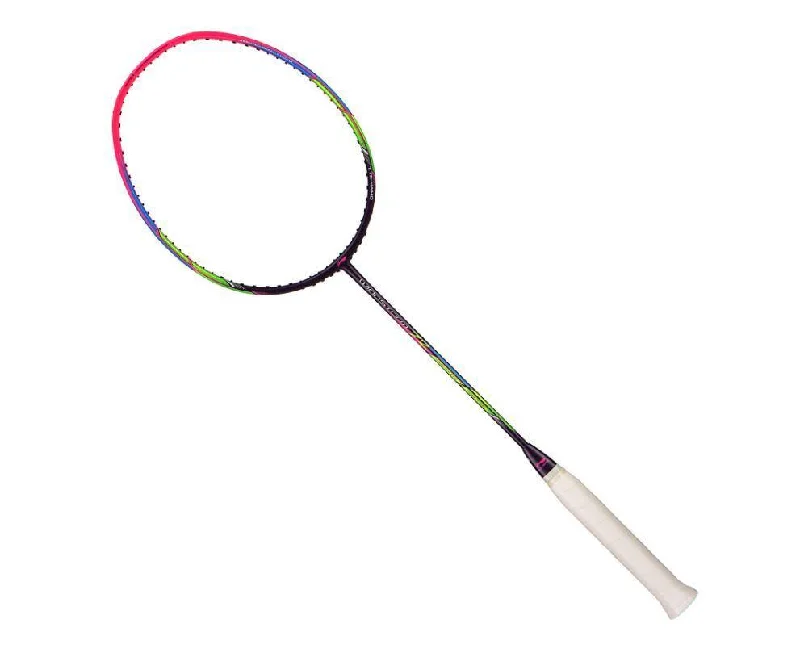 Badminton Racket For Indoor Court Play-Li Ning Extra Skill Windstorm 72 Strung Badminton Racket [Purple]