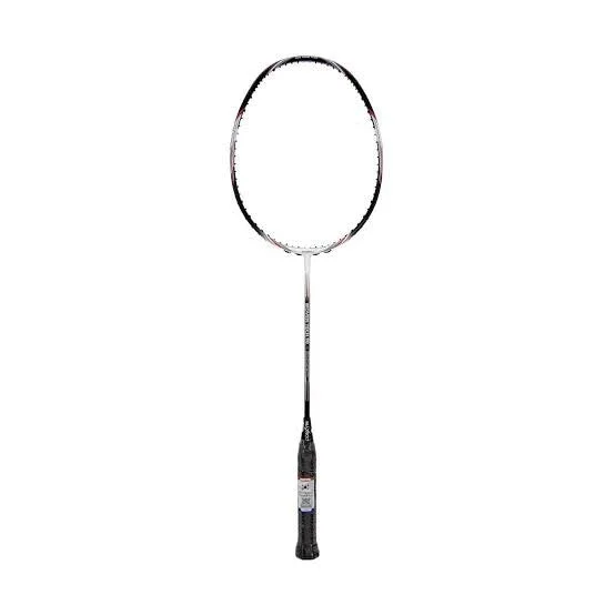 Badminton Racket With Premium Material Frame-Maxbolt Woven Tech 90 Badminton Racket - White