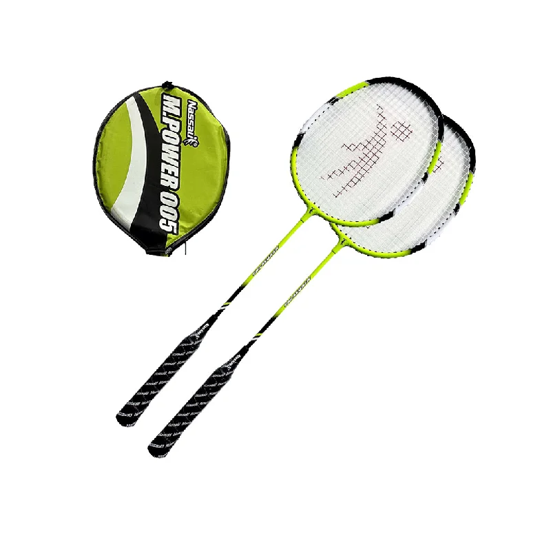 Best Badminton Racket For Women’s Singles-Nassau Mega Power 005 - 2 Badminton Racquet