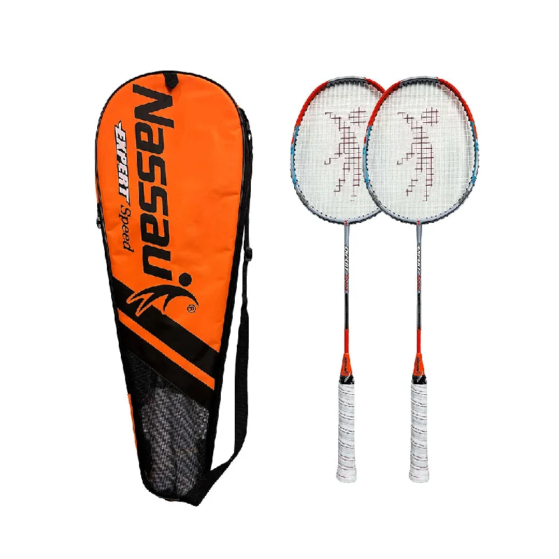 Badminton Racket For Doubles Play-Nassau Expert Speed Badminton Racquet