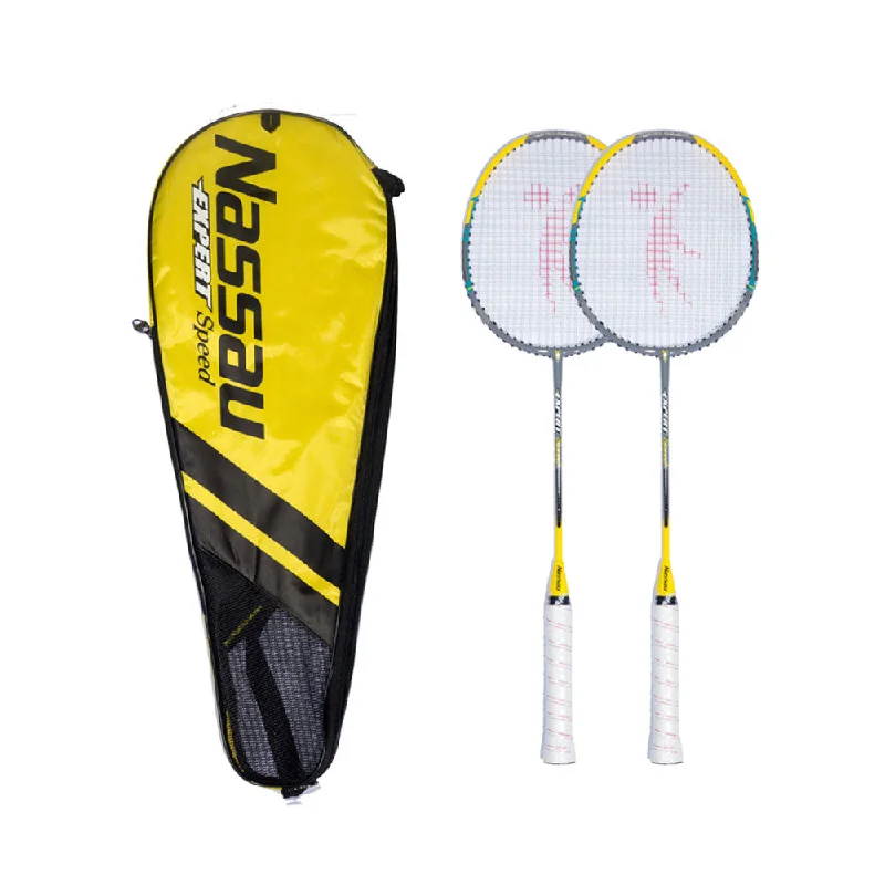 Badminton Racket With Enhanced Aerodynamics-Nassau  Expert Speed Badminton Racquet