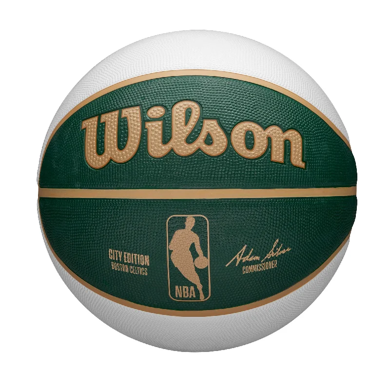 Basketball With Superior Grip And Traction-NBA City Edition Icon Basketball Boston Celtics