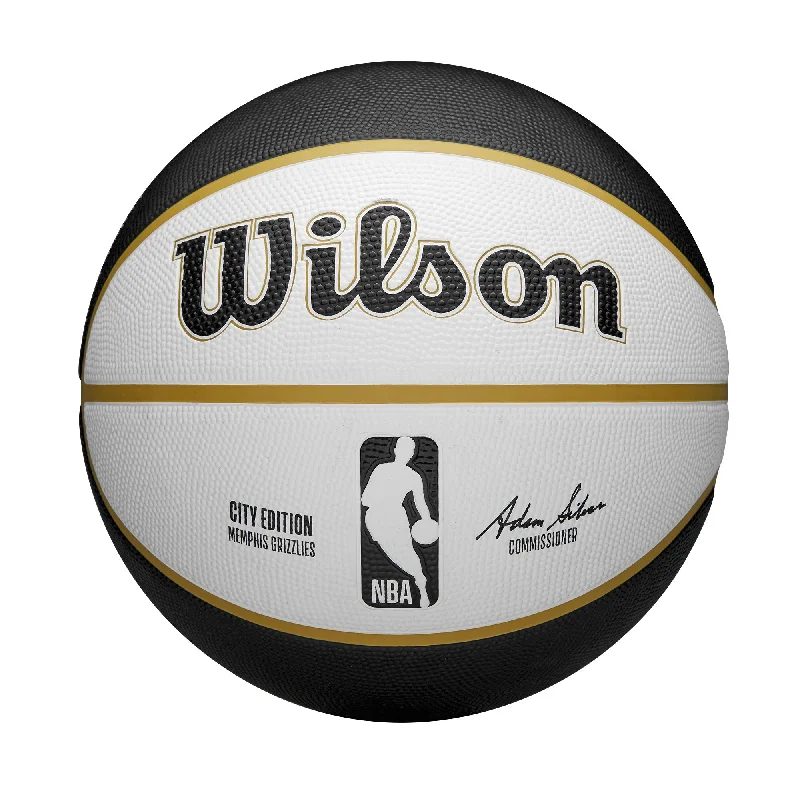 Outdoor Basketball For Durable Play-NBA City Edition Icon Basketball Memphis Grizzlies