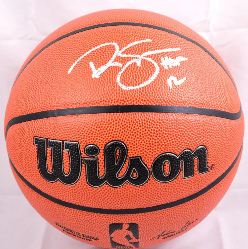 Basketball With Bounce Control-Ralph Sampson Autographed Wilson NBA Basketball w/HOF - Beckett W Hologram