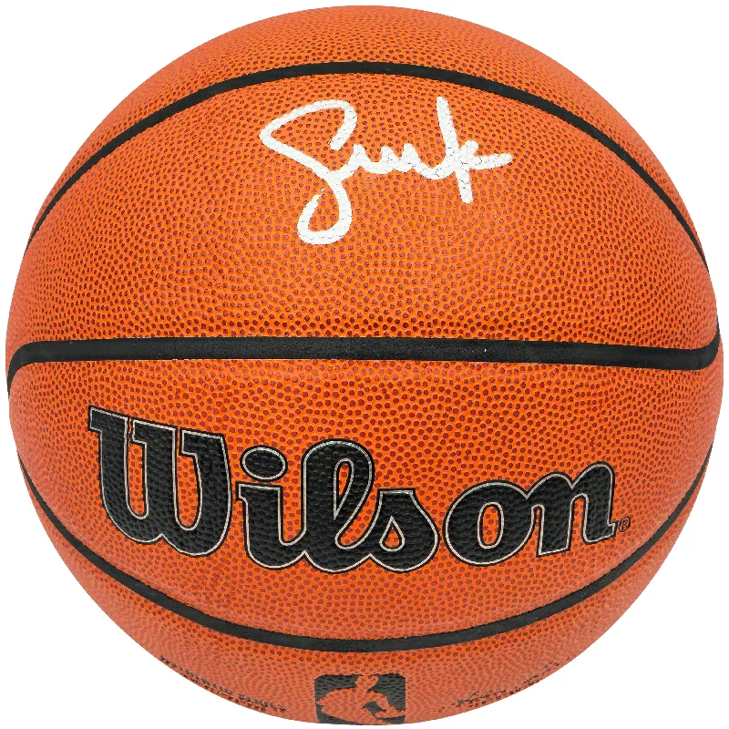 Basketball For High School Tournaments-Steve Nash Autographed Authentic Series I/O Basketball Phoenix Suns Beckett BAS Witness Stock #233671