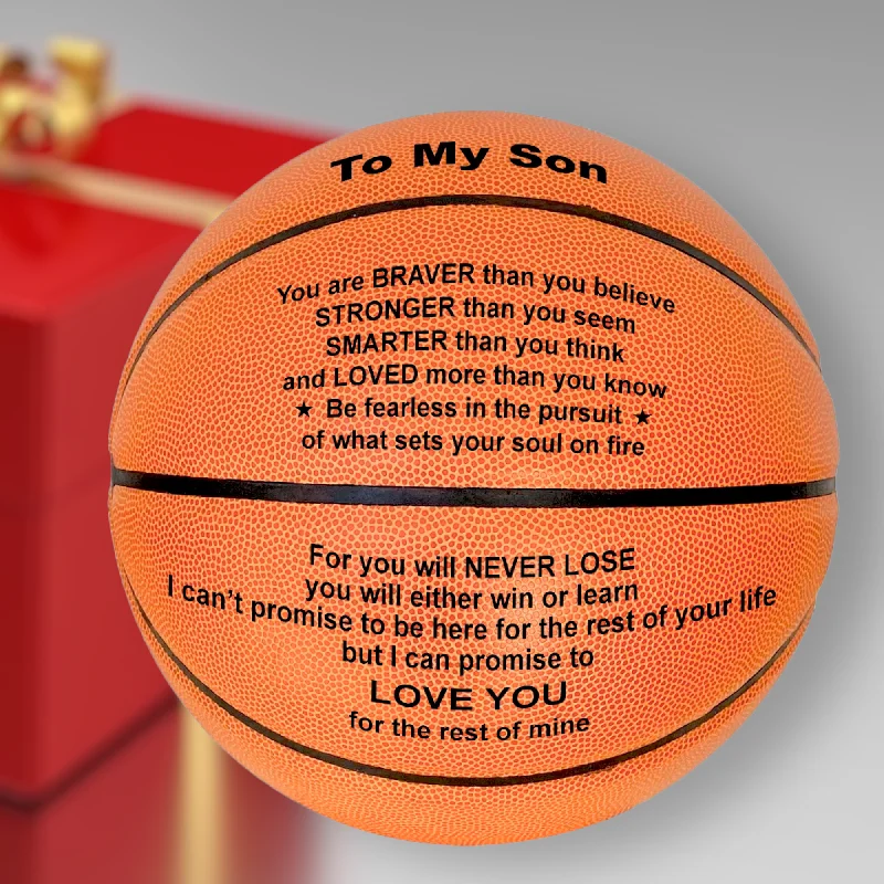 Basketball For Full-Court Games-To My Son Personalized Basketball Gift