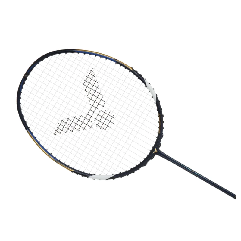 Badminton Racket With Great Feel And Control-Victor 55th Anniversary Brave Sword 12 SE Unstrung Badminton Racket [Midnight Blue]