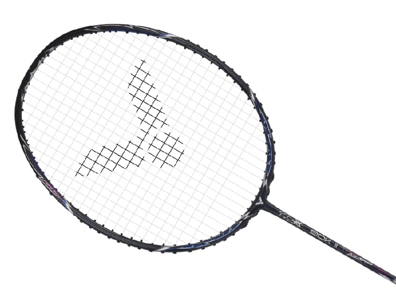 Badminton Racket With Great Feel For All Players-Victor Auraspeed 90K II B Unstrung Badminton Racket [Midnight Blue]