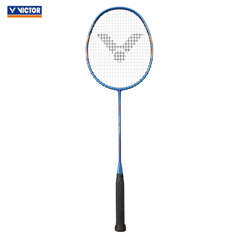 Badminton Racket With Superior Grip For Long Sessions-Victor DriveX 888H Strung Badminton Racket [Blue] DX-888H-F