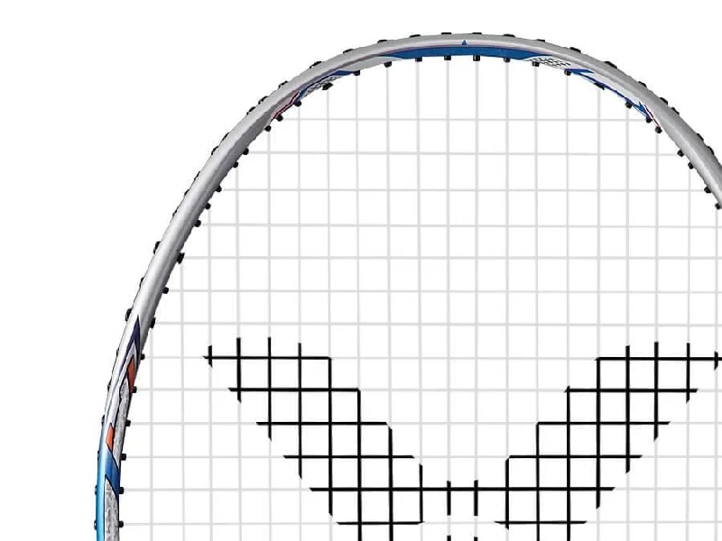 Badminton Racket For Power And Control-Victor Jetspeed S 12 II (JS-12 II F) Unstrung Badminton Racket [Blue]