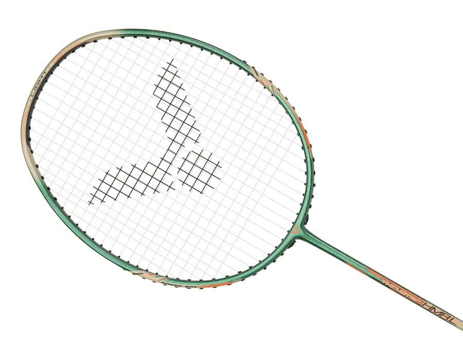 Badminton Racket For Aggressive Singles Play-Victor Thruster TK Hammer Light (HMR) Badminton Racket (Pre-Strung)