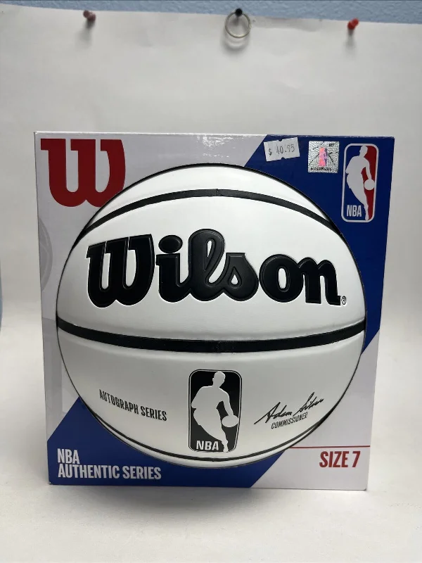 Basketball With Extra Durability For Street Play-Wilson Autograph Series Basketball