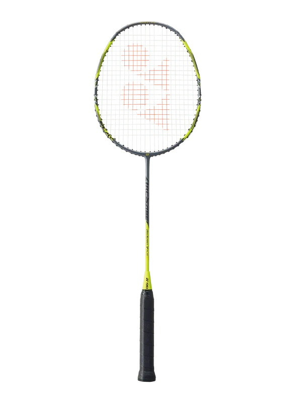 Badminton Racket With High Strength Frame-Yonex Arcsaber 7 Play Strung Badminton Racket [Greyish Yellow]