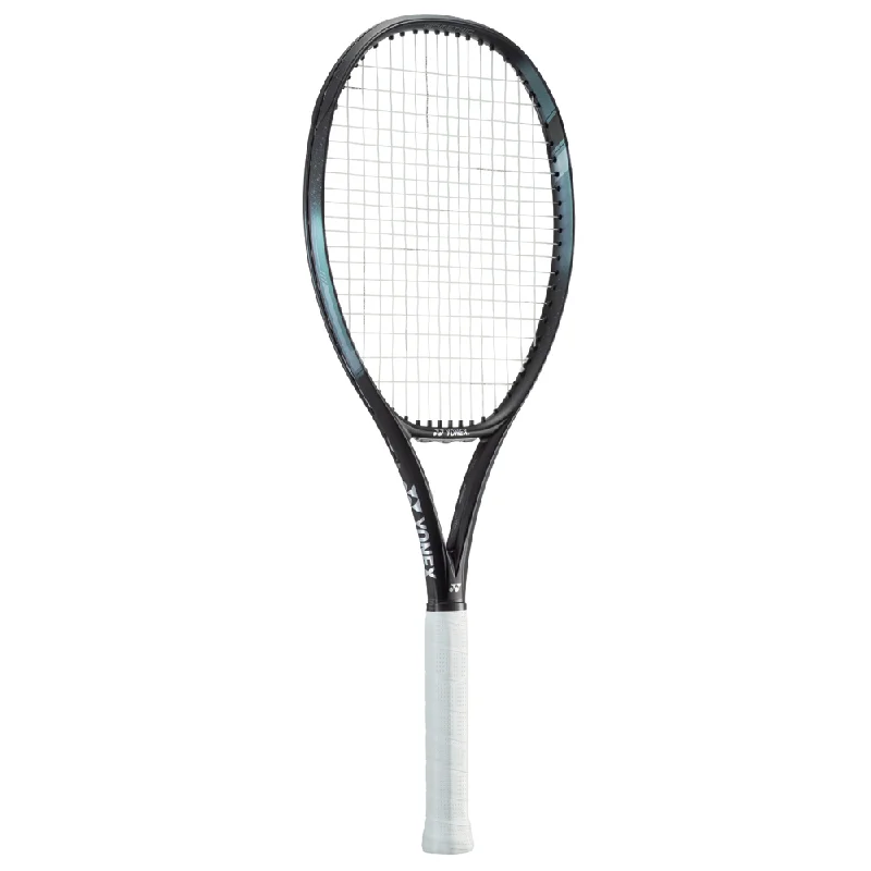 Badminton Racket With Superior Ball Control-Yonex Ezone 100L Tennis Racket - Aqua Night Black (Unstrung)