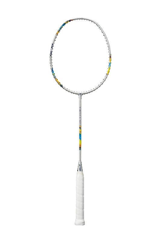 Badminton Racket For Aggressive Singles Play-Yonex Nanoflare 700 Play [Silver/Sky Blue] Pre-strung