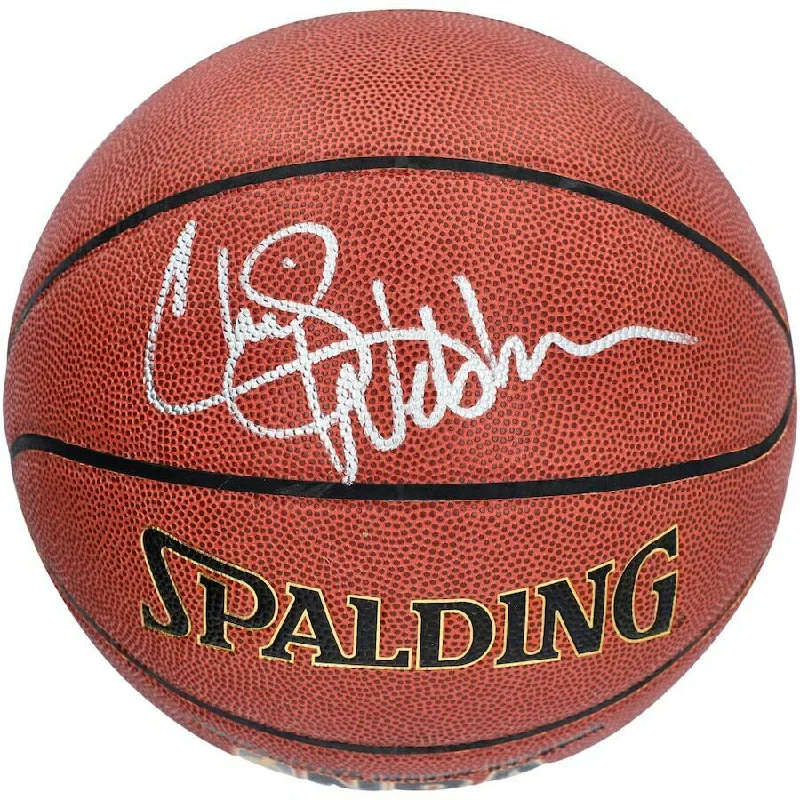 Basketball For Team Play-CHRIS WEBBER Autographed Sacramento Kings Spalding Basketball FANATICS