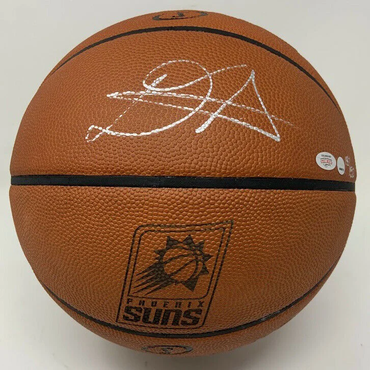 Basketball With Multi-Surface Compatibility-DEANDRE AYTON Autographed Phoenix Suns Logo Authentic Basketball GDL LE 18/50