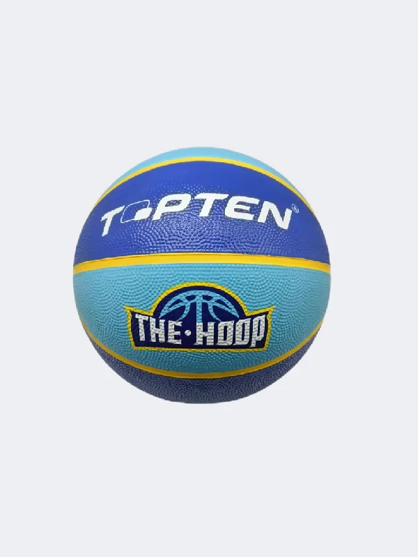 Basketball For Intermediate Players-Topten Accessories The Hoop Basketball Ball Blue/Navy