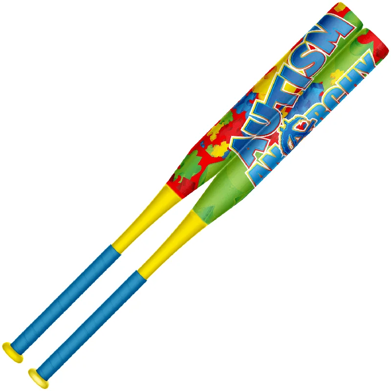 Best Baseball Bat For Power Hitters-2021 Anarchy Autism  Limited Edition  1PC - 12.5"- 1oz End Load - USA/ASA Slowpitch Softball Bat A20AASM1-1