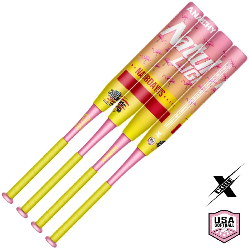 Baseball Bat For Control And Power Combination-2021 Anarchy Naturdays  Collectors Edition  2PC - 12"- .5oz End Load - USA/ASA Slowpitch Softball Bat A21ANTD12-2