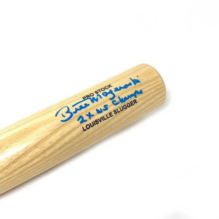 Baseball Bat For Fast Swing-Bill Mazeroski Signed Blonde Louisville Slugger Pro Bat Inscribed '2X WS Champs'