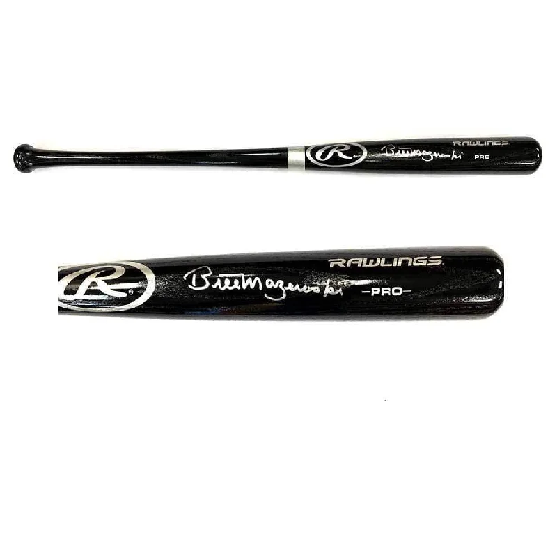 Baseball Bat With Excellent Grip For Comfort-Bill Mazeroski Signed Rawlings Black Big Stick Bat