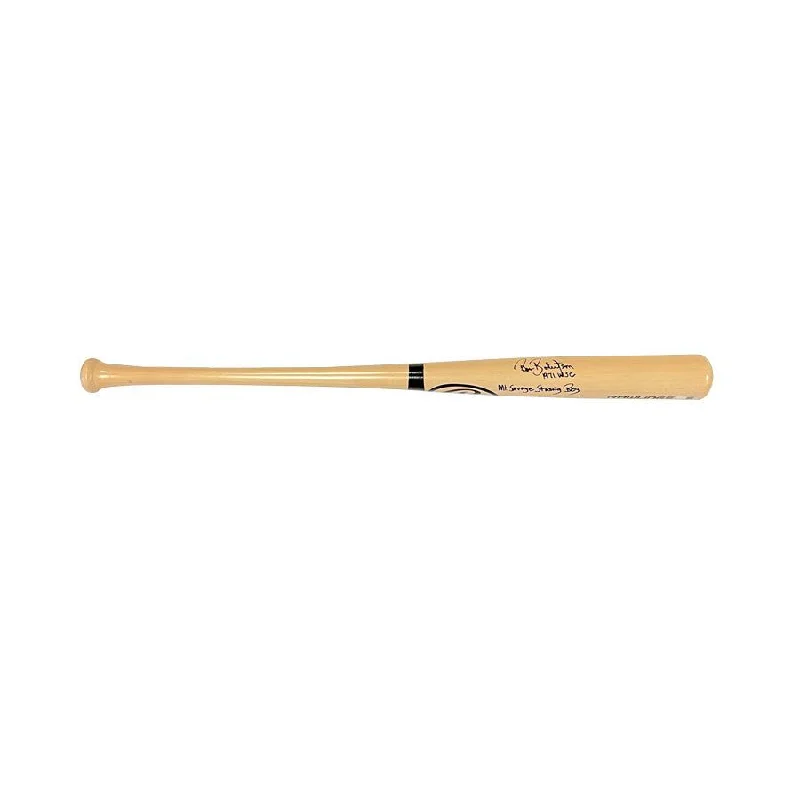 Baseball Bat For Pro-Level Performance-Bob Robertson Signed Official Rawlings Blonde Bat with "1971 WSC" and "Mt. Savage Strong Boy"