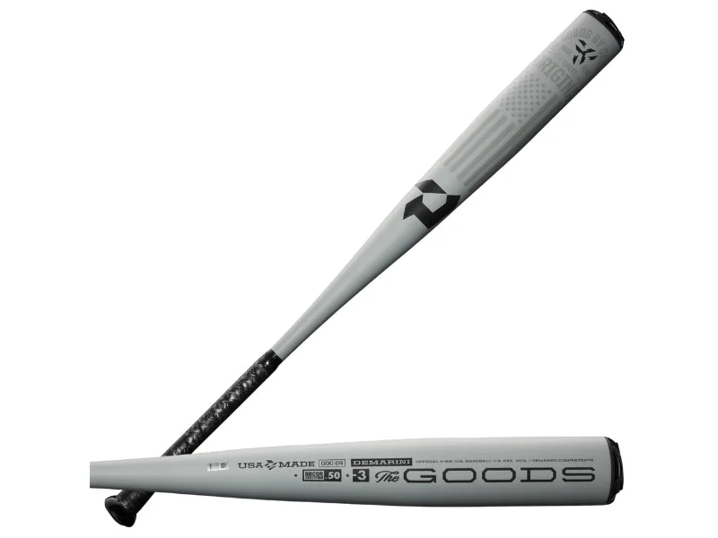 Baseball Bat With Increased Sweet Spot-Demarini The Goods 1 Piece BBCOR Baseball Bat