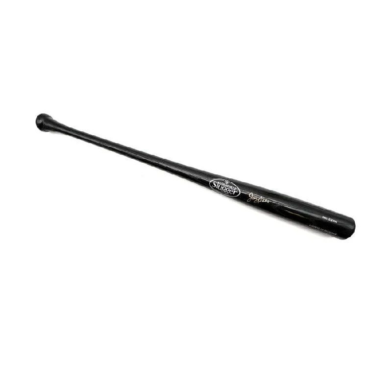 Baseball Bat For Smooth Swinging-Jay Bell Signed Louisville Slugger Black Bat