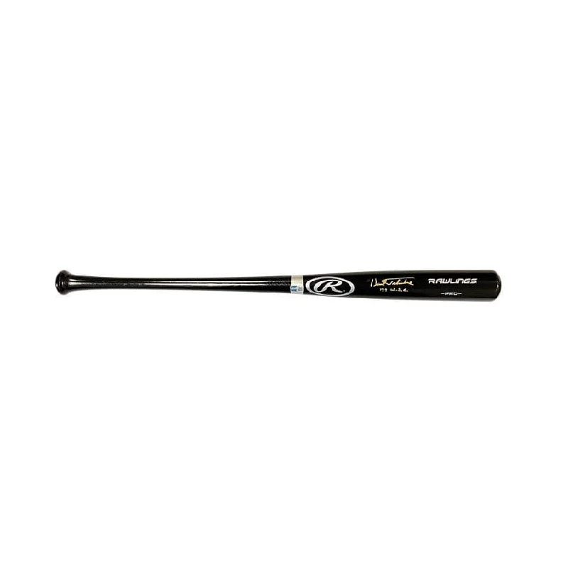 Baseball Bat For Fast And Powerful Contact-Kent Tekulve Signed Official Rawlings Black Bat with "79 World Series Champs"