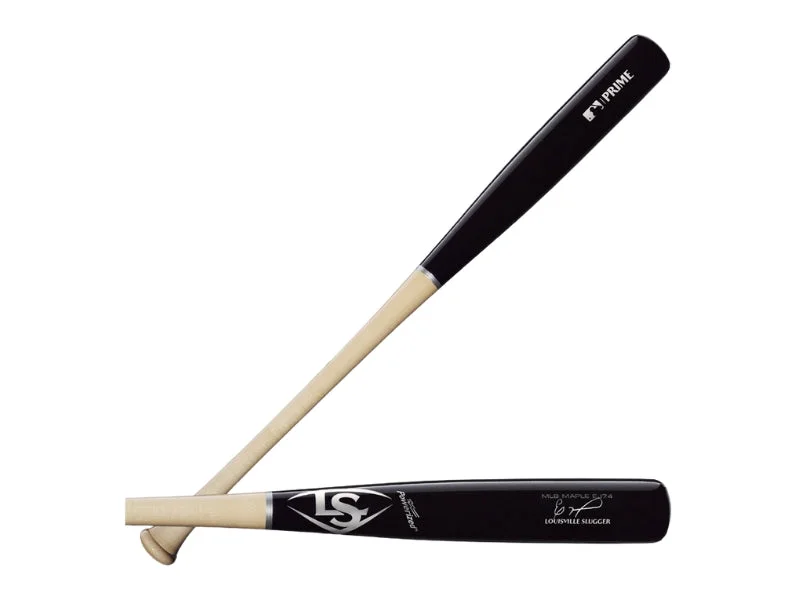 Baseball Bat With Extra Comfort And Grip-Louisville MLB Prime Signature Series EJ74 Wood Bat