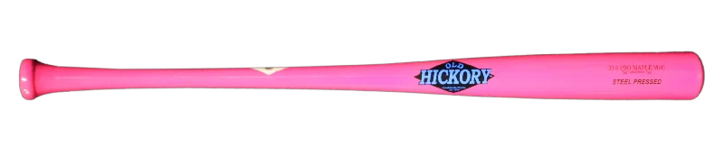 Baseball Bat For Quick Swing And Power-M3C Steel Pressed Pink